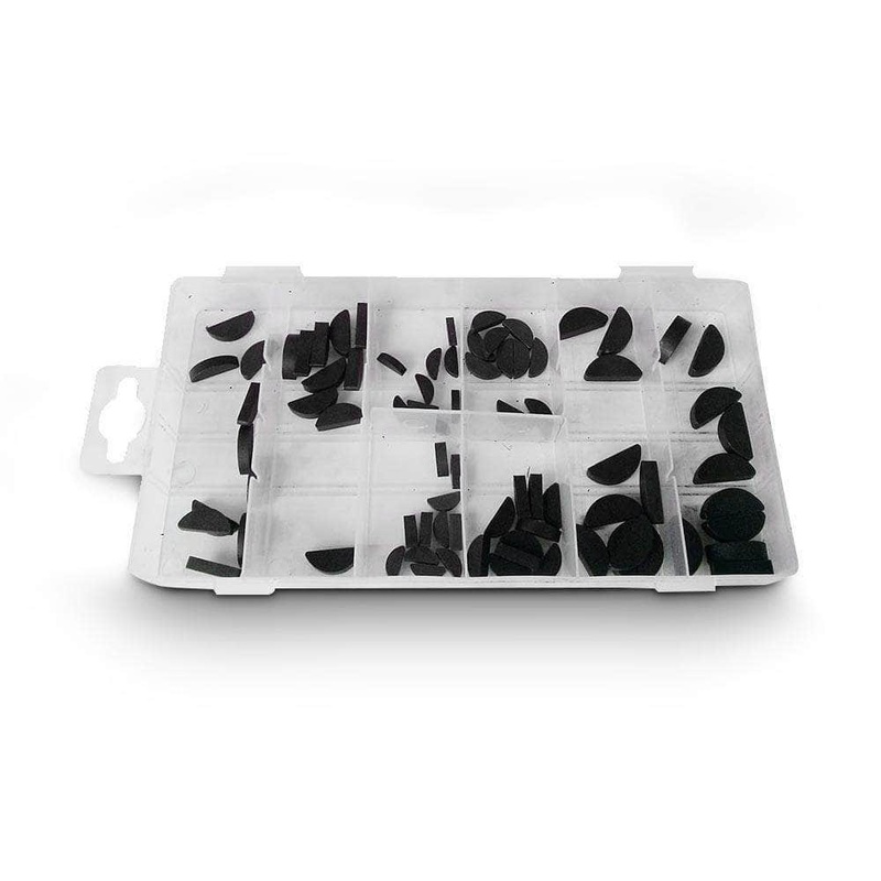 Grip 43168 80 Piece Metric Carbon Steel Woodruff Key Stock Assortment Set