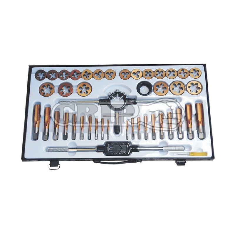 Grip 53300 45 Piece SAE Tungsten Steel Tap & Die Set