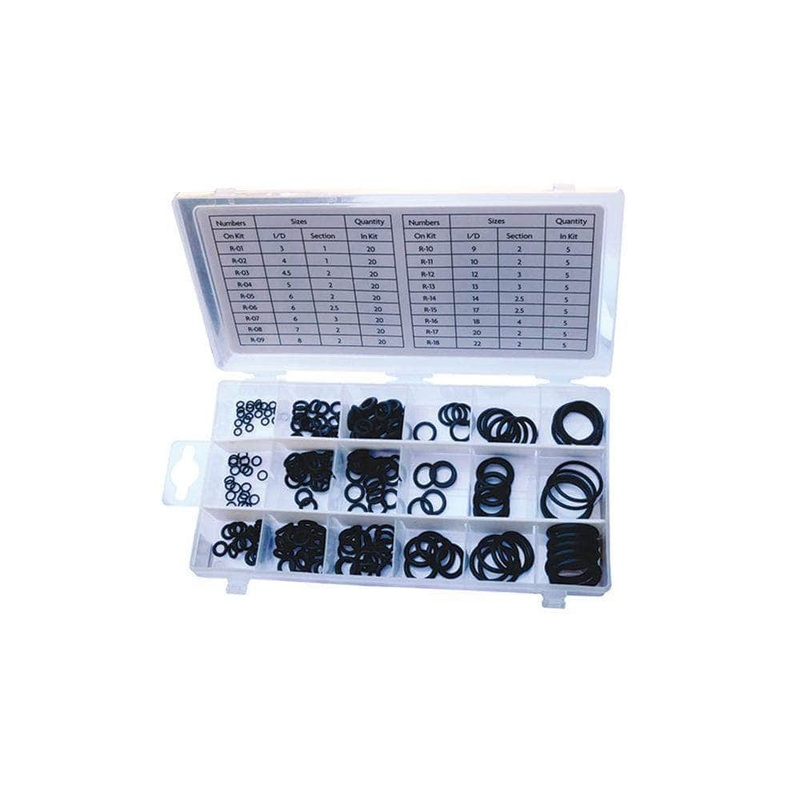 Pittsburgh P43235 225 Piece SAE Nitrile O-Ring Assortment Set