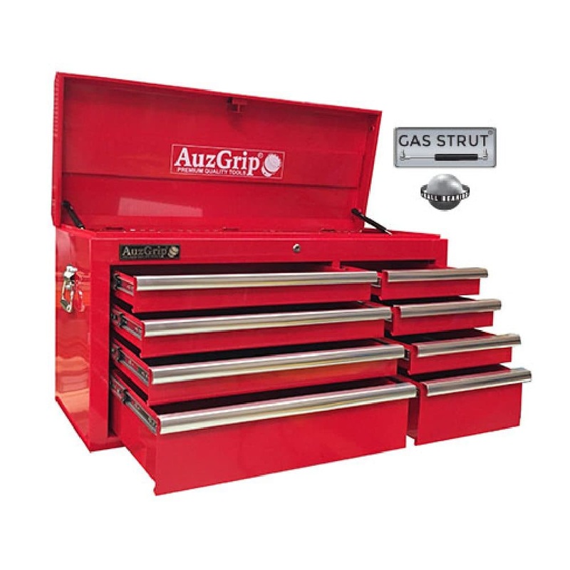 AuzGrip A00025 1051x412x553mm Red 8 Drawer Tool Chest Cabinet