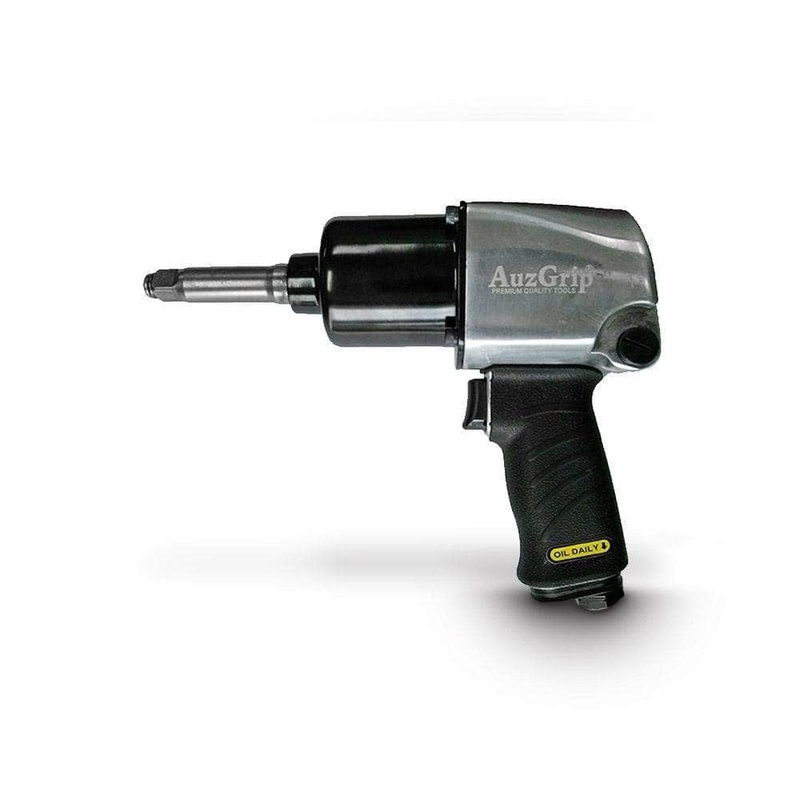 AuzGrip A14026 679Nm 1/2 Square Drive Air Impact Wrench with 2 Anvil
