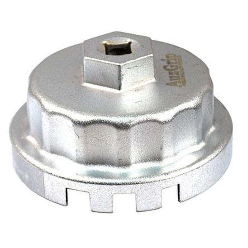 AuzGrip A16257 64.5mm x 14 Flutes 3/8 Square Drive Oil Filter Cap Wrench