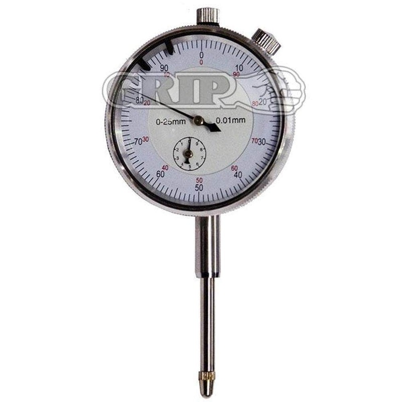 Grip 59101 0-25mm Metric Dial Indicator Gauge