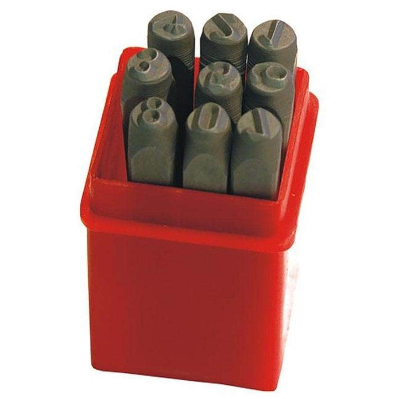 Grip 61167 9 Piece 1/4 Number Punch Set