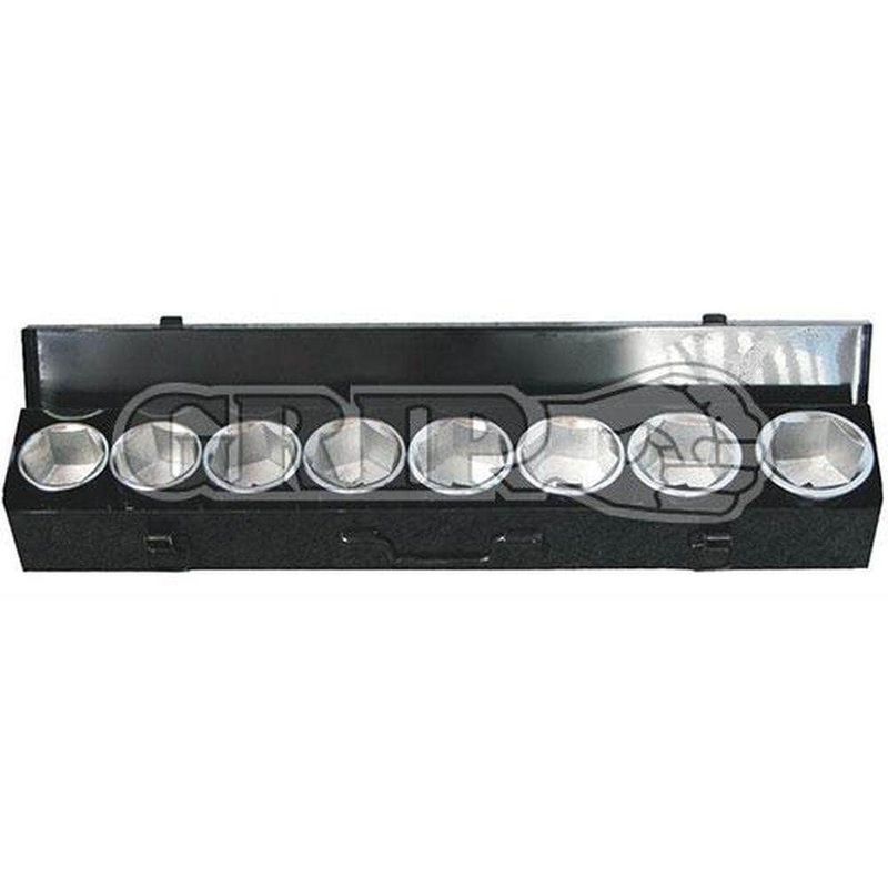 Grip 74080 9 Piece SAE 3/4 Square Drive 12 Point Jumbo Socket Set