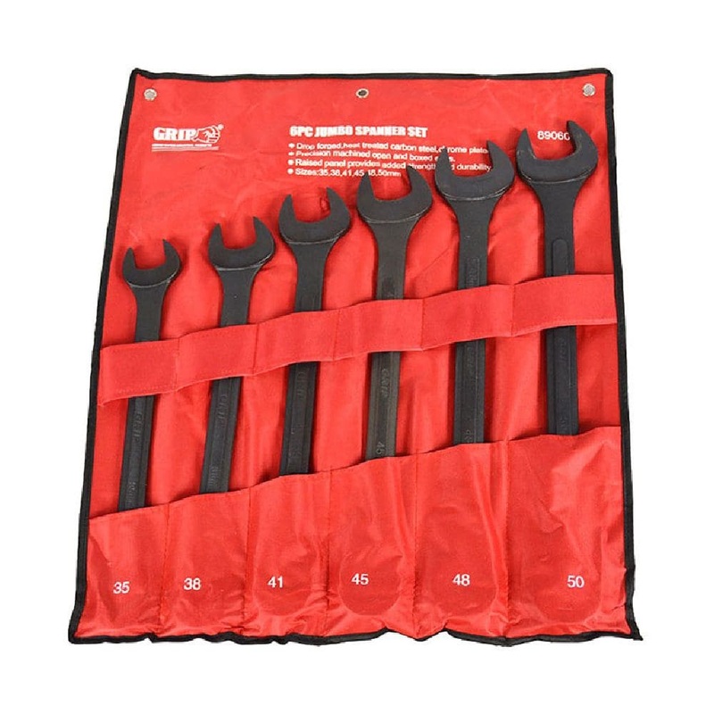 Grip 89060 6 Piece SAE Jumbo Spanner Set