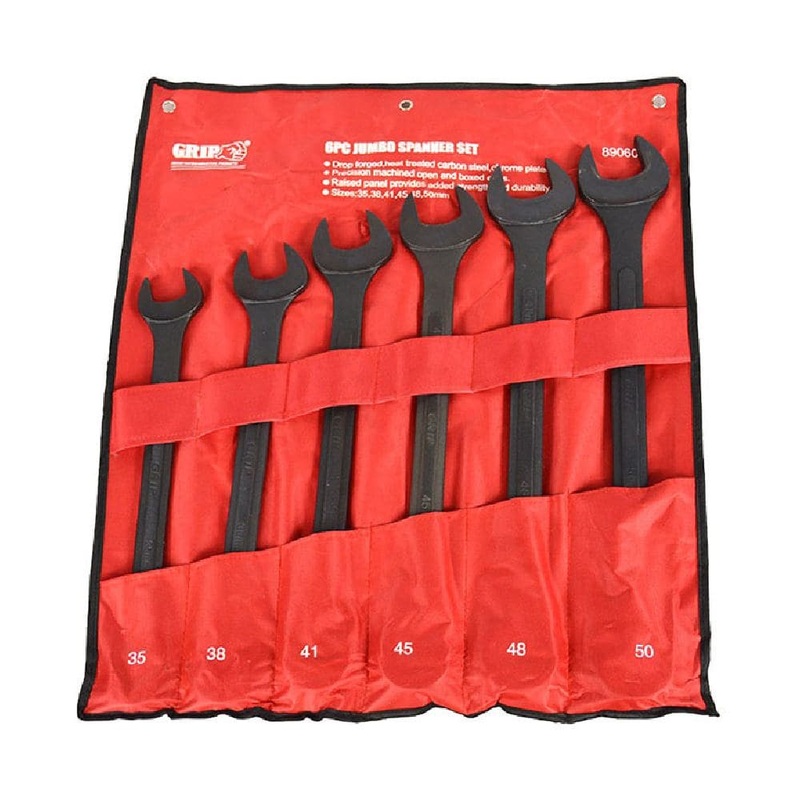 Grip 89060M 6 Piece Metric Jumbo Spanner Set
