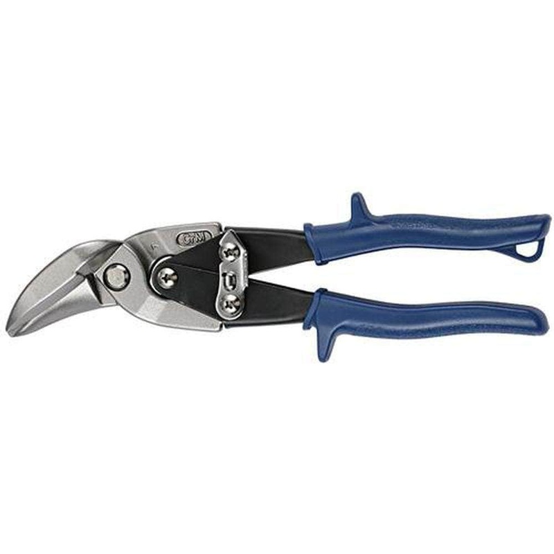 AuzGrip A26005 250mm Right Hand Cut Offset Aviation Tin Snips