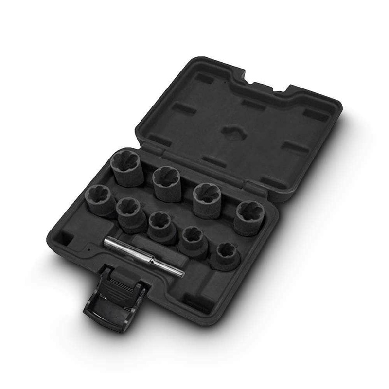 AuzGrip A53061 10 Piece Metric 1/2 Square Drive Twist Socket Set