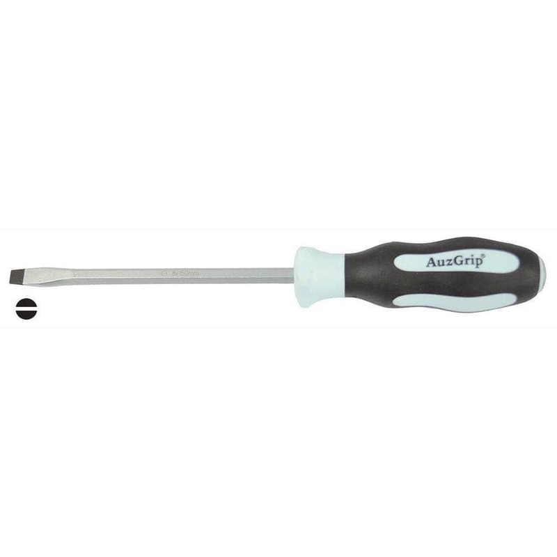 AuzGrip A63563 8.5 x 150mm Tang-Thru Slotted Flat Screwdriver