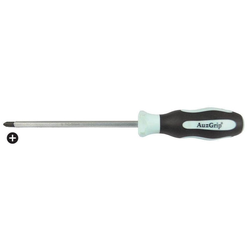 AuzGrip A63571 PH1 x 100mm Tang-Thru Phillips Screwdriver