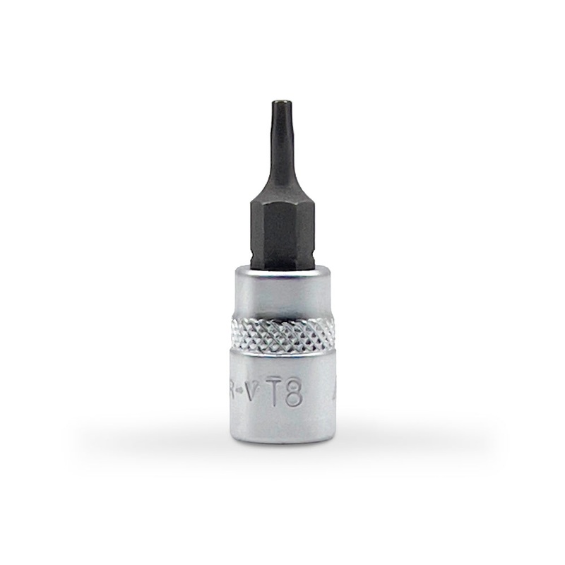 AuzGrip A71184 T8 1/4 Square Drive Torx Bit Socket
