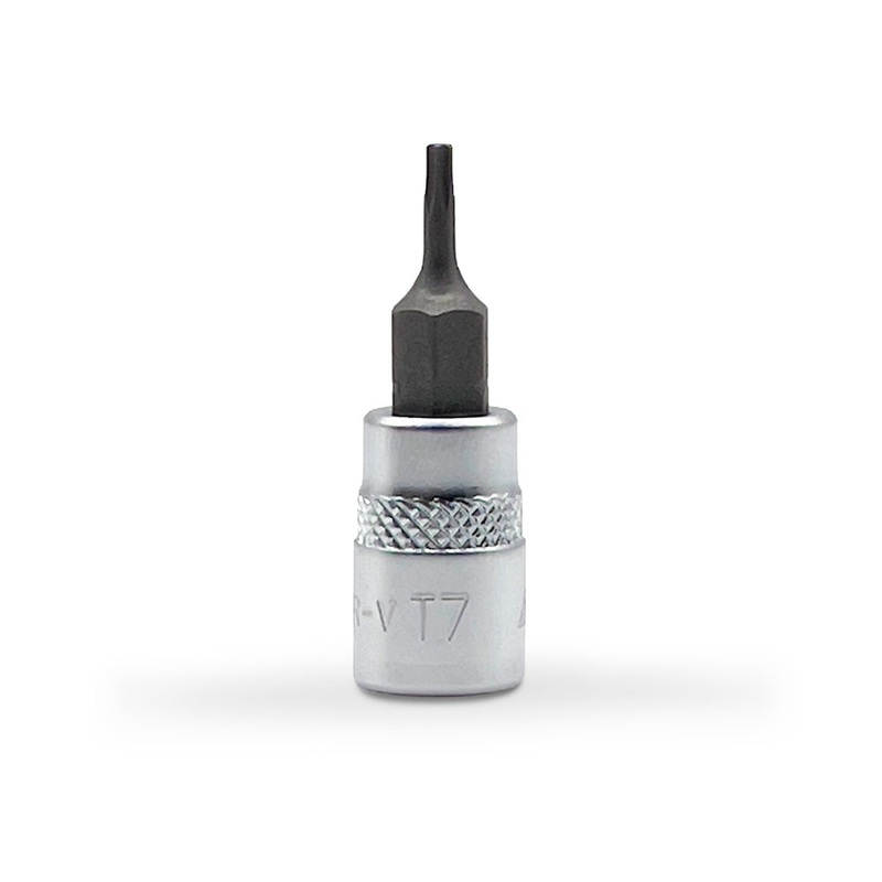 AuzGrip A71201 T7 1/4 Square Drive Tamper Proof Torx Bit Socket