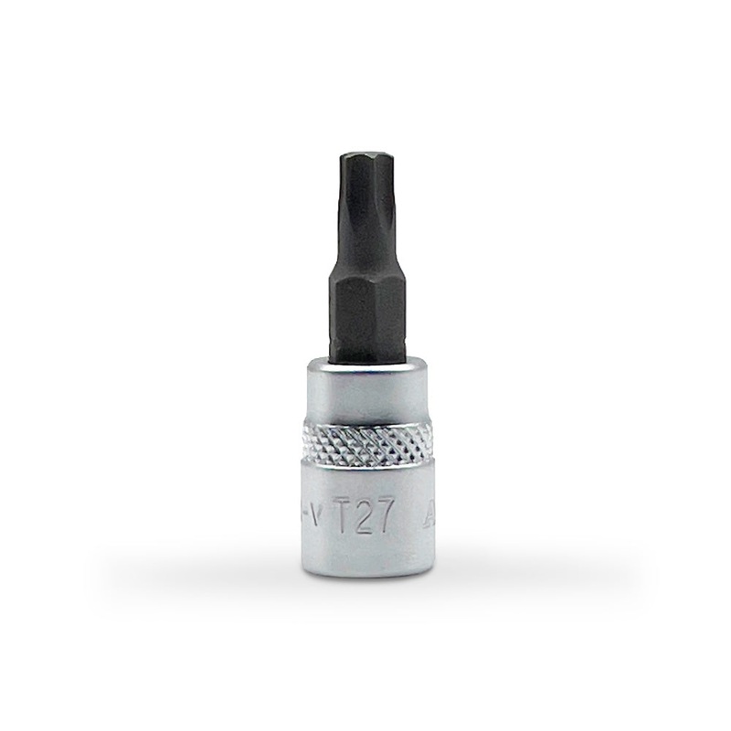 AuzGrip A71208 T27 1/4 Square Drive Tamper Proof Torx Bit Socket