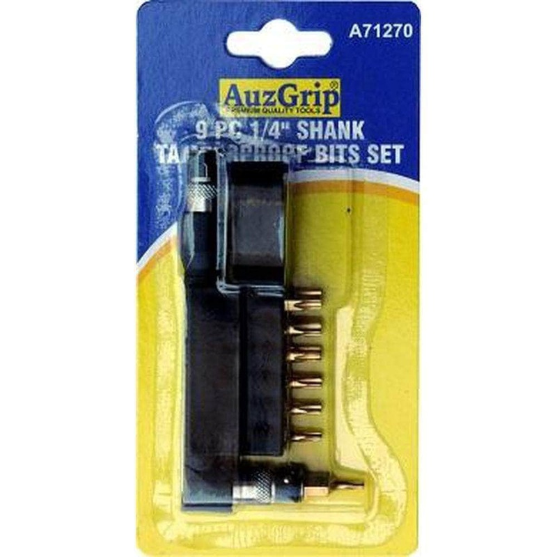 AuzGrip A71270 8 Piece 1/4 Tamperproof Torx Bit Set