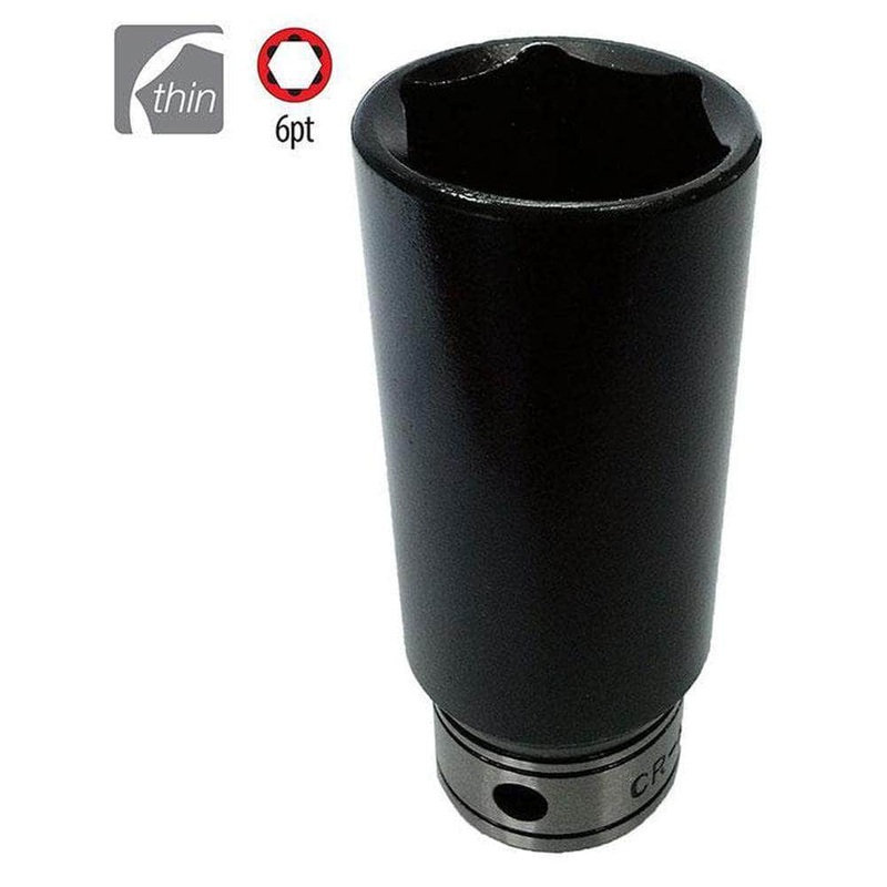AuzGrip A84251 4mm 6 Point 1/4” Square Drive Thin Wall Deep Impact Socket