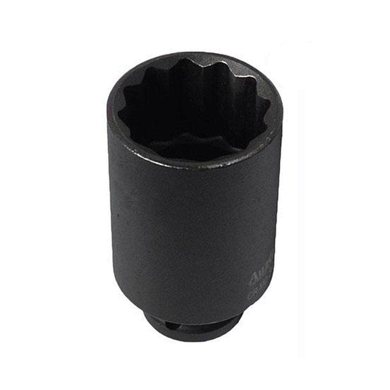 AuzGrip A84467 19mm 12 Point 1/2 Square Drive Deep Impact Socket