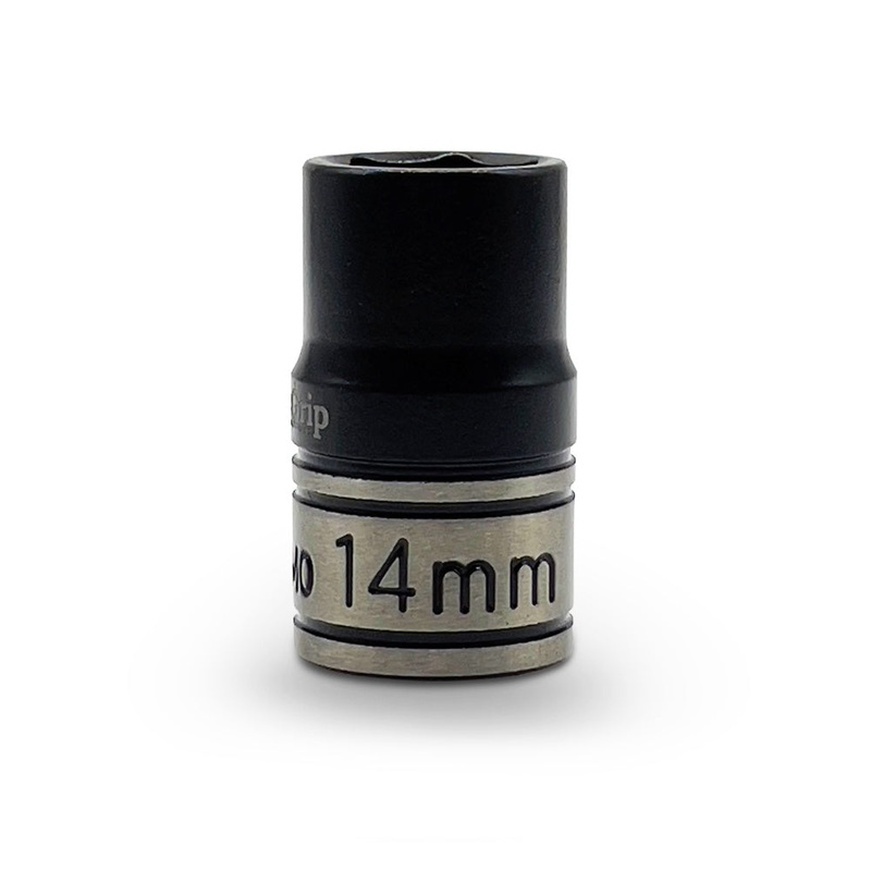 AuzGrip A84514 14mm 6 Point 1/2” Square Drive Thin Wall Impact Socket