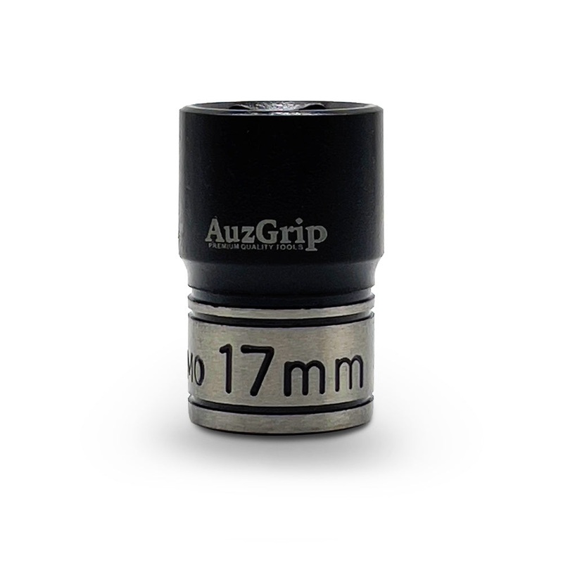 AuzGrip A84517 17mm 6 Point 1/2” Square Drive Thin Wall Impact Socket