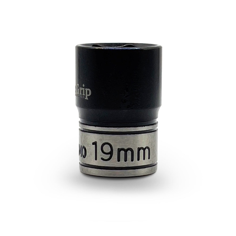 AuzGrip A84519 19mm 6 Point 1/2” Square Drive Thin Wall Impact Socket