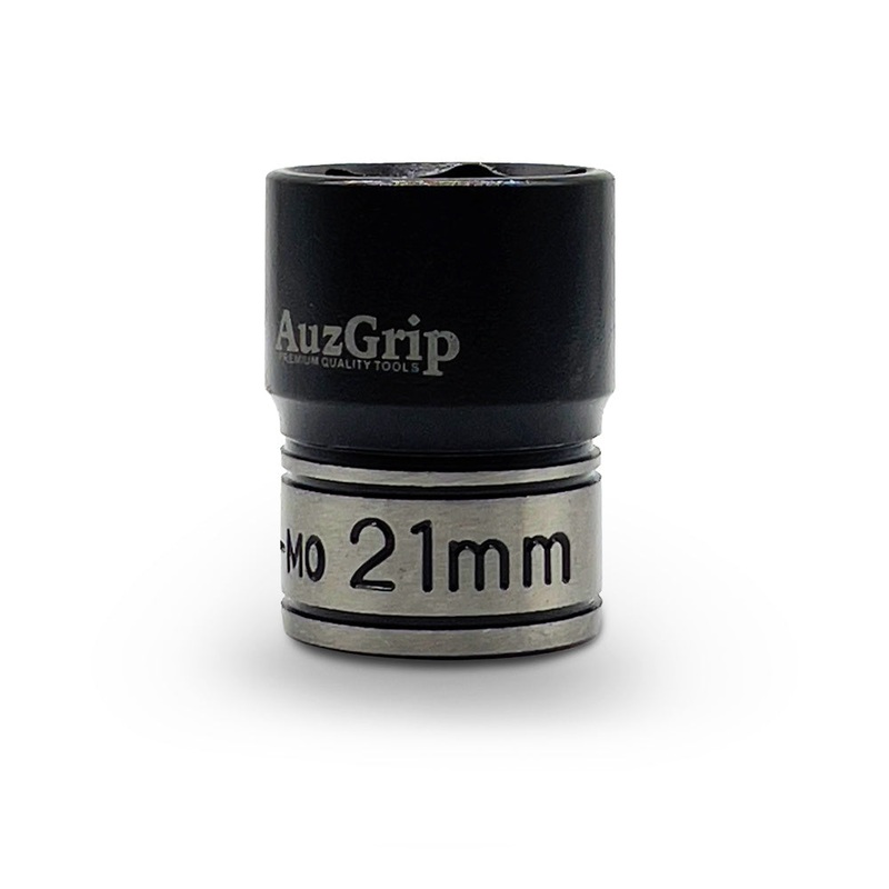 AuzGrip A84521 21mm 6 Point 1/2” Square Drive Thin Wall Impact Socket
