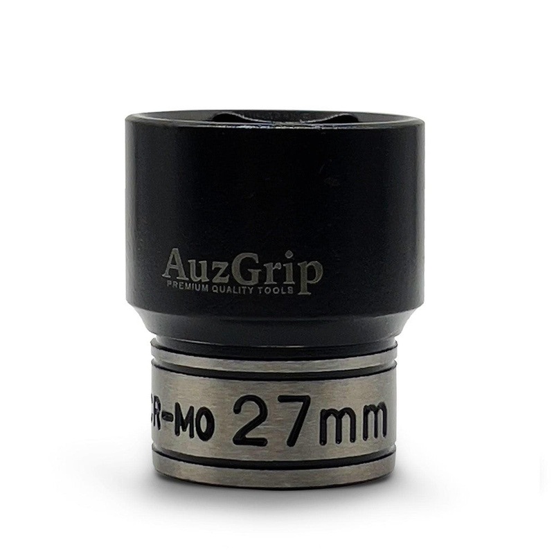 AuzGrip A84527 27mm 6 Point 1/2” Square Drive Thin Wall Impact Socket
