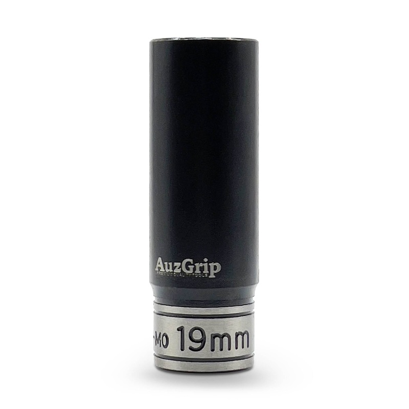 AuzGrip A84579 19mm 6 Point 1/2” Square Drive Thin Wall Deep Impact Socket