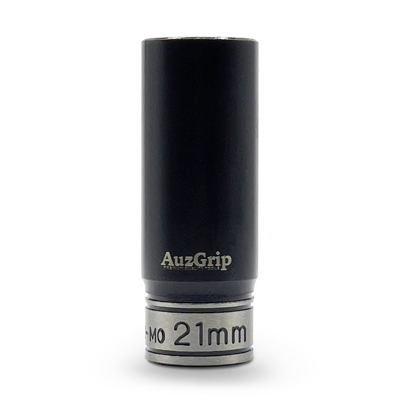 AuzGrip A84581 21mm 6 Point 1/2” Square Drive Thin Wall Deep Impact Socket