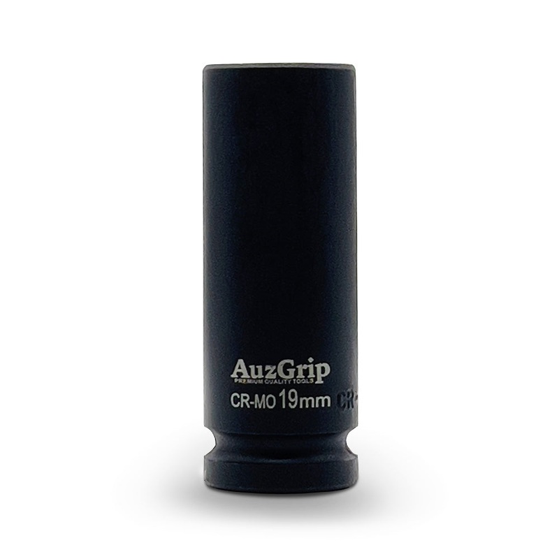 AuzGrip A84712 19mm 6 Point 1/2 Square Drive Deep Impact Socket