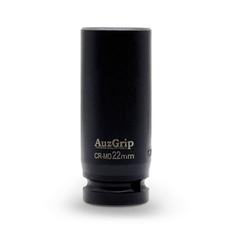 AuzGrip A84715 22mm 6 Point 1/2 Square Drive Deep Impact Socket