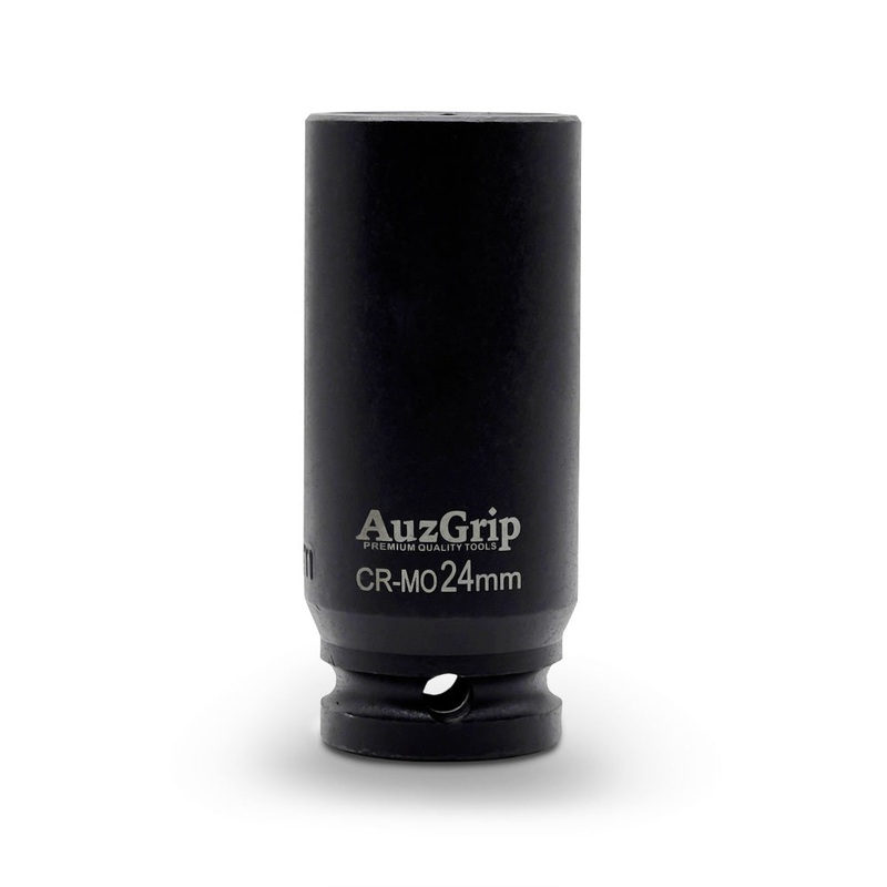 AuzGrip A84717 24mm 6 Point 1/2 Square Drive Deep Impact Socket