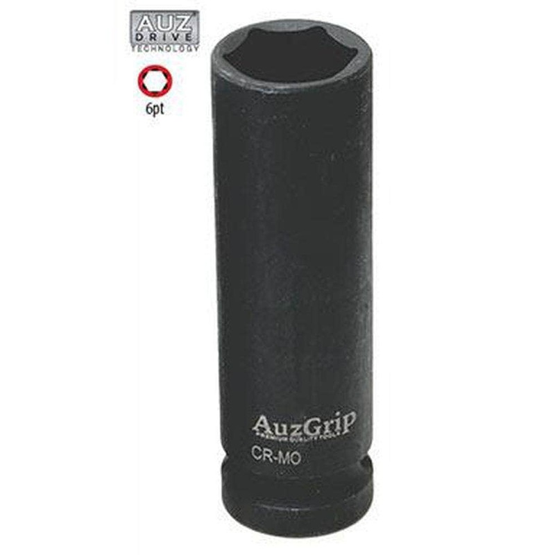 AuzGrip A84728 5/16 6 Point 1/2 Square Drive Deep Impact Socket