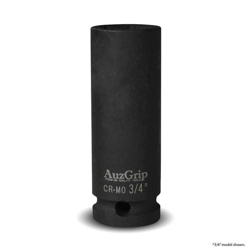 AuzGrip A84737 7/8 6 Point 1/2 Square Drive Deep Impact Socket