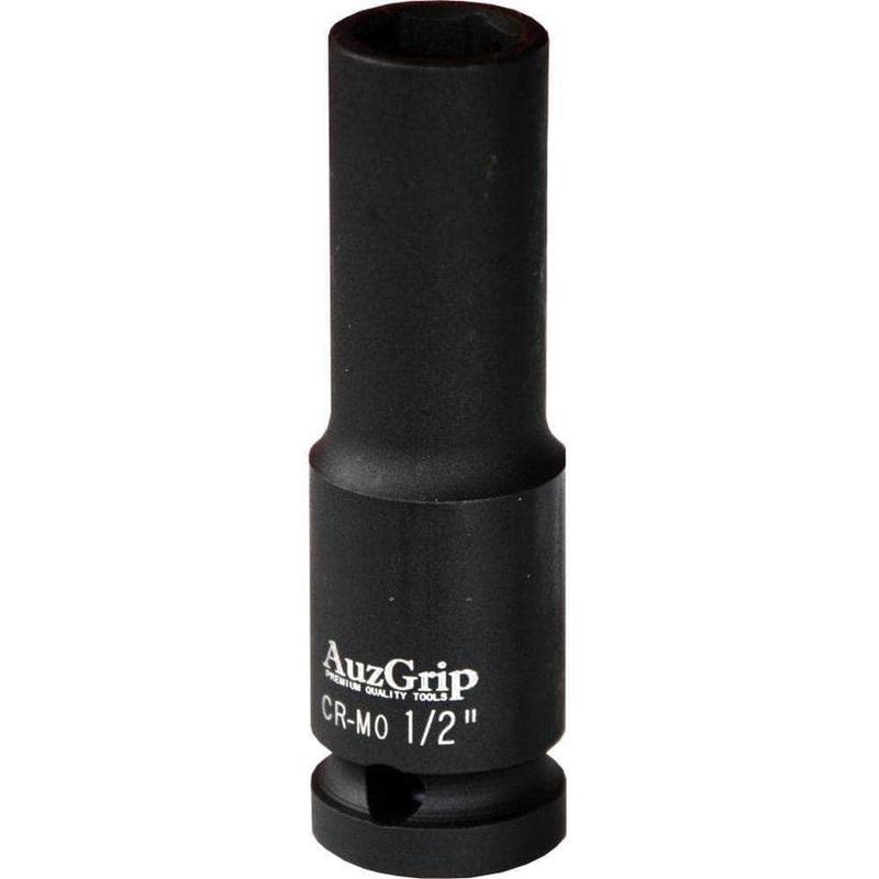 AuzGrip A84798 1-7/16 6 Point 1/2 Square Drive Deep Impact Socket
