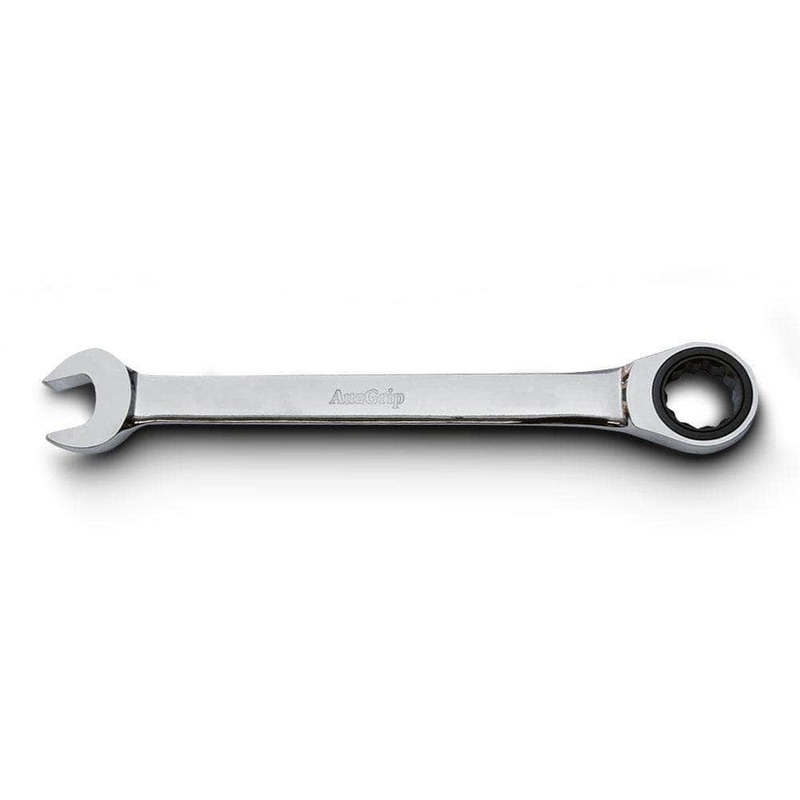 AuzGrip A89462 3/8 Open End & Ring Combination Ratchet Spanner