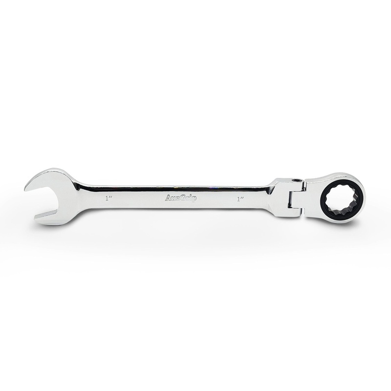 AuzGrip A89751 1 Flexible Open End & Ring Combination Ratchet Spanner