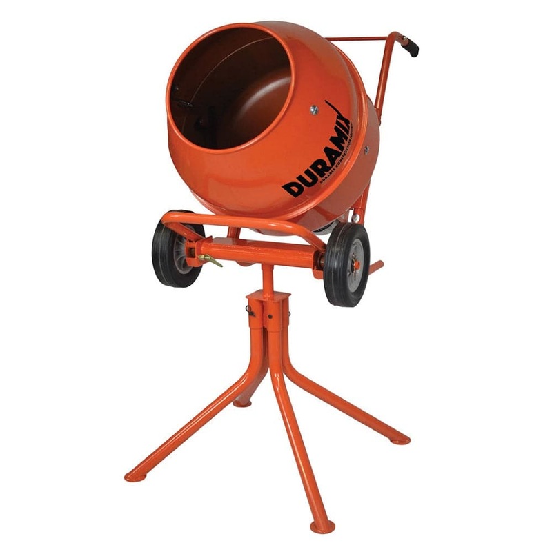 Duramix DMHM22 85L 370W 3.5cf Electric Portable Cement Mixer with Stand