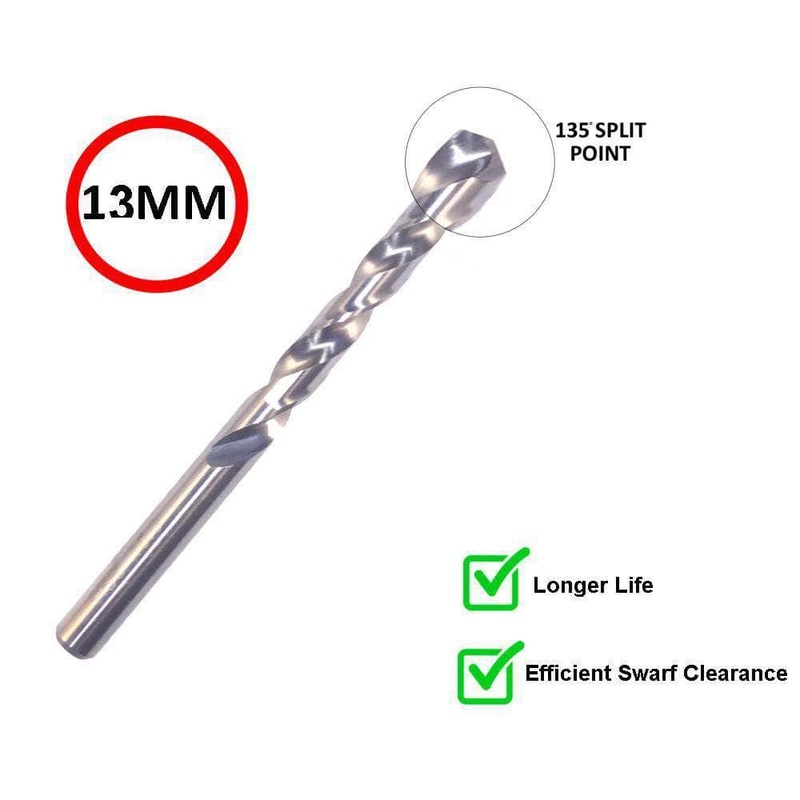 Insize IN0035 13mm Heavy Duty HSS M2 Drill Bit