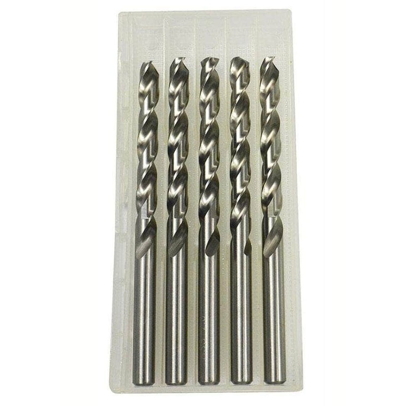 Insize IN0131 5 Piece 3/8 Heavy Duty HSS M2 Drill Bit Set