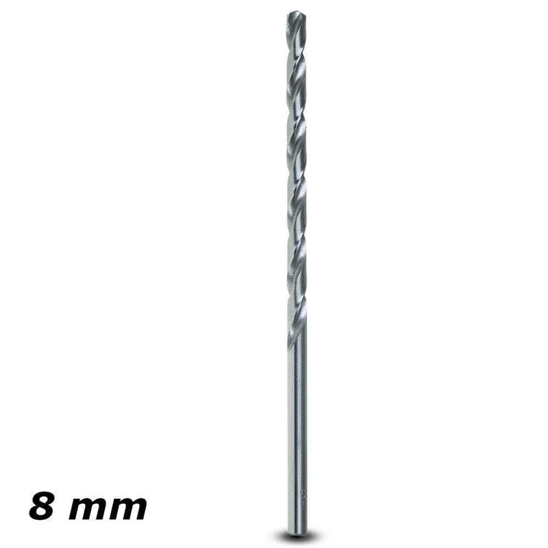 Insize IN0414 8mm HSS M2 Long Series Drill Bit