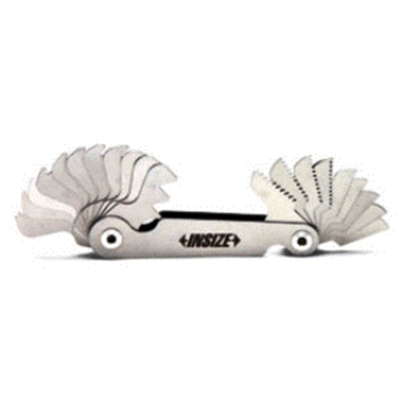 Insize IN48200328 28 Piece Whitworth Alloy Steel Pitch Gauge Set