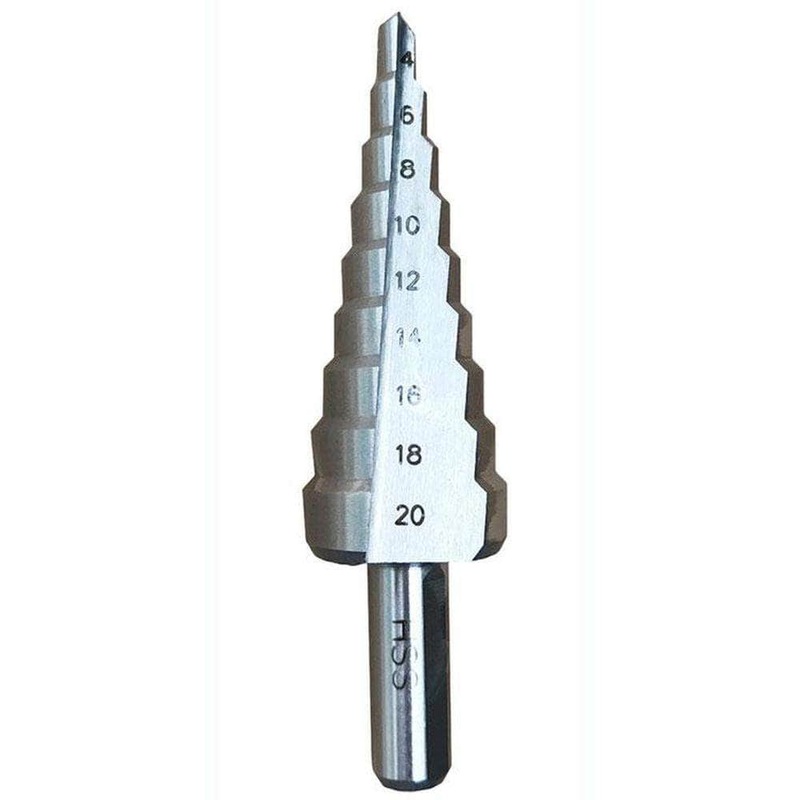 Insize INSD4-20 4-20mm HSS M2 Straight Flute Step Drill