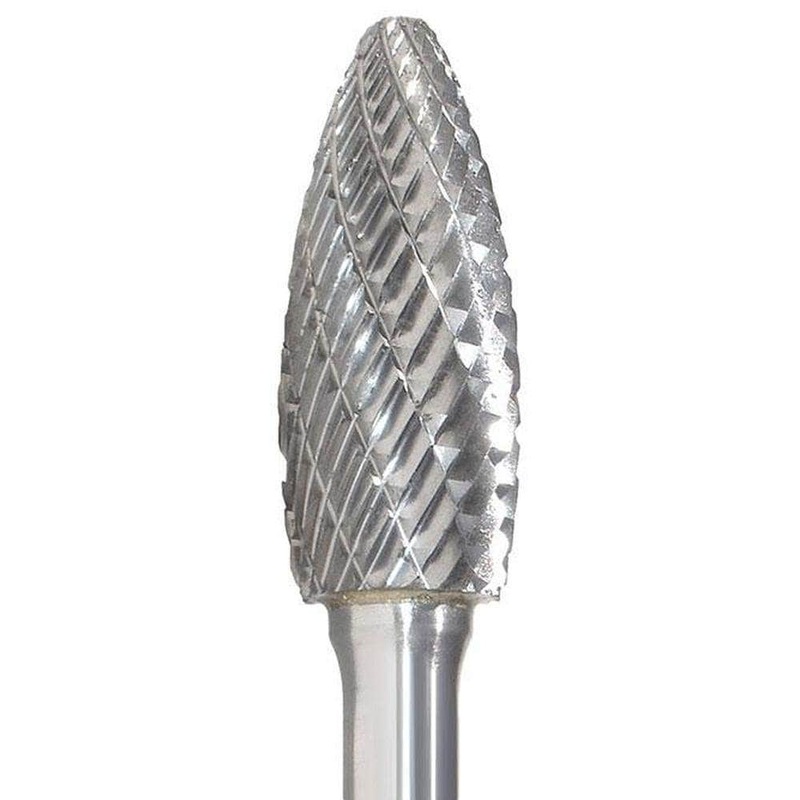 Insize INSF-3 10mm Tree Shaped Radius End Double Cut Carbide Burr