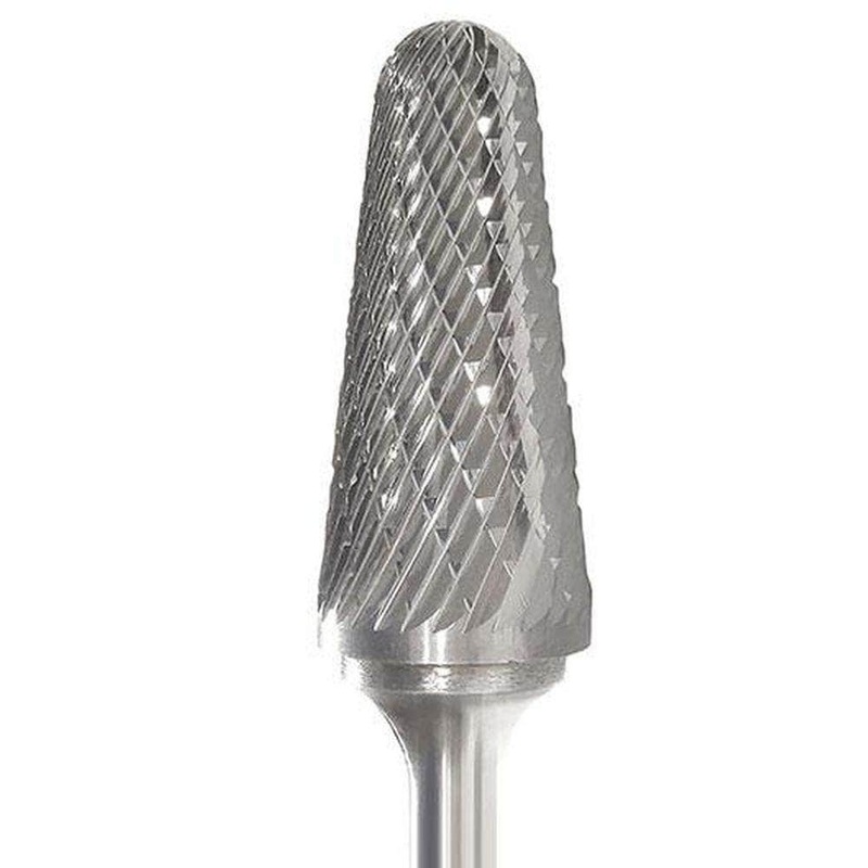 Insize INSL-3 Taper Radius End Double Cut Carbide Burr