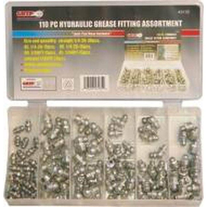 Pittsburgh P43137 Metric Hydraulic Grease Fittings Assortment Set