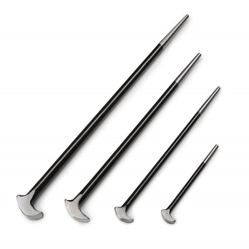 Pittsburgh P60225 4 Piece Rolling Head Pry Bar Set