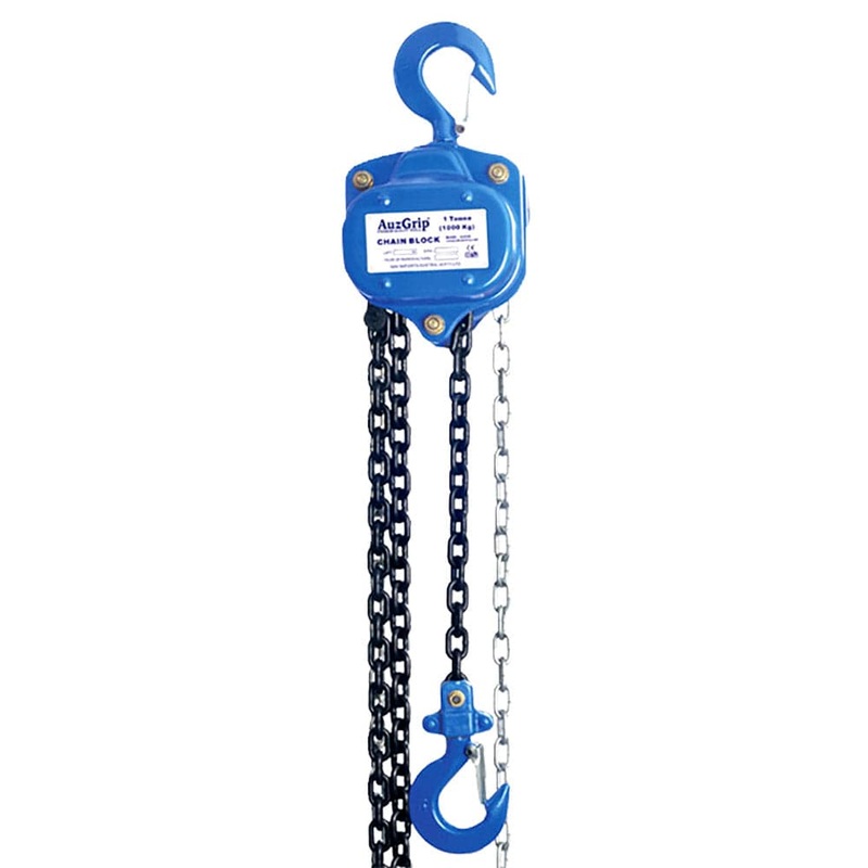 AuzGrip A18111 1000kg (1T) x 6m Industrial Chain Block