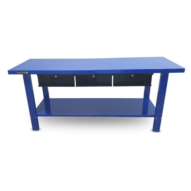 AuzGrip A29330 2000mm (2m) 3 Drawer Steel Work Bench
