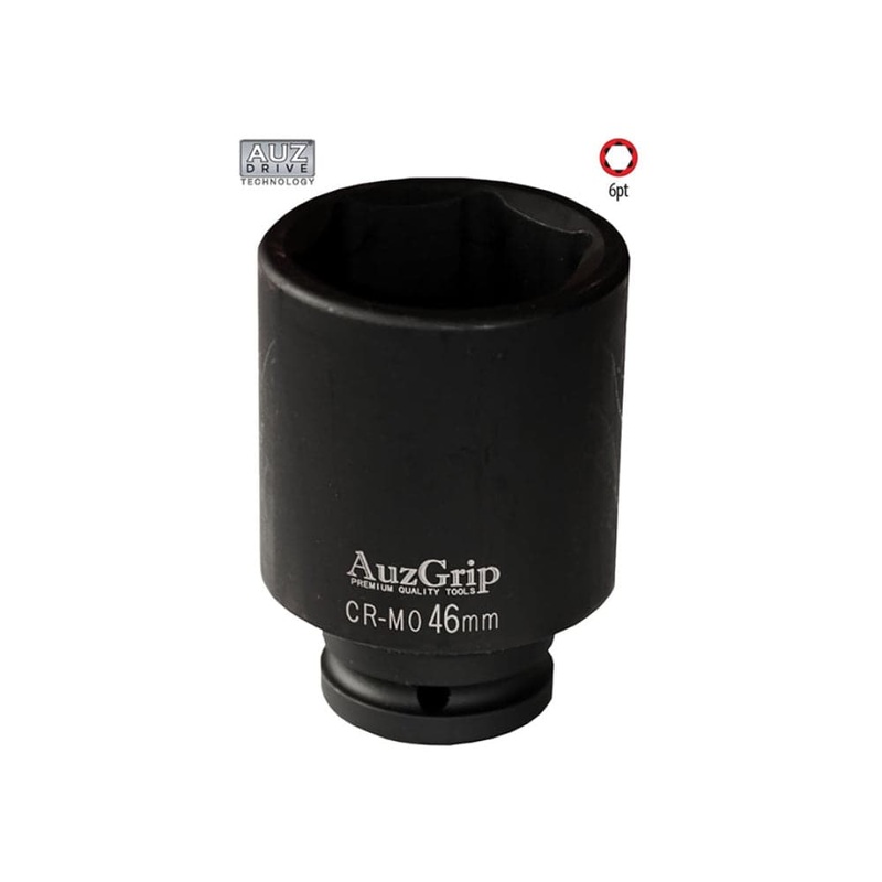 Auzgrip A87130 33mm 6 Point 1” Square Drive Deep Impact Socket