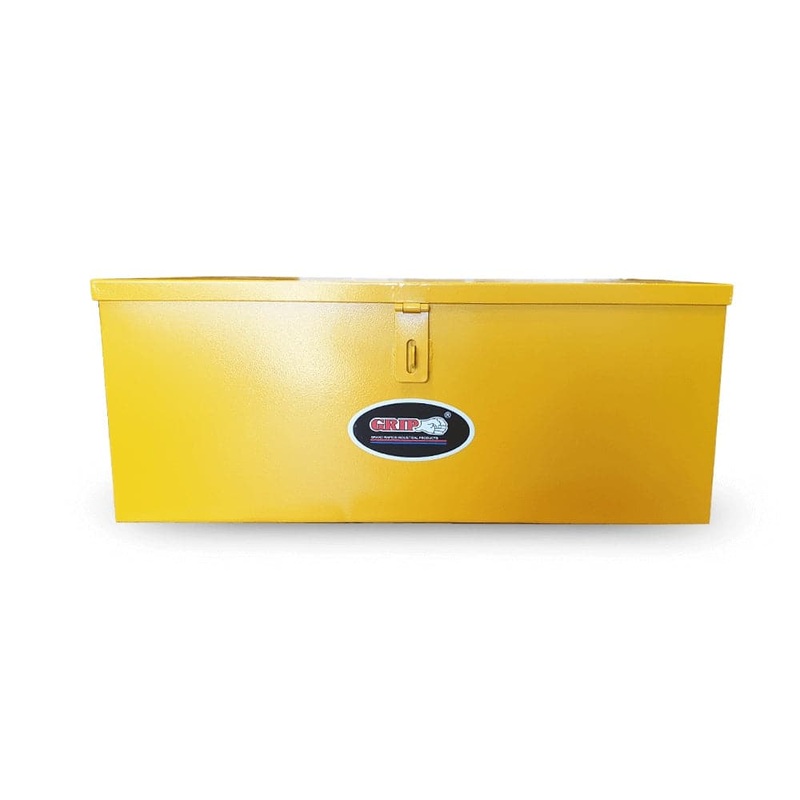 Grip 29290 310mm x 420mm x 765mm Yellow Steel Truck Site Tool Box